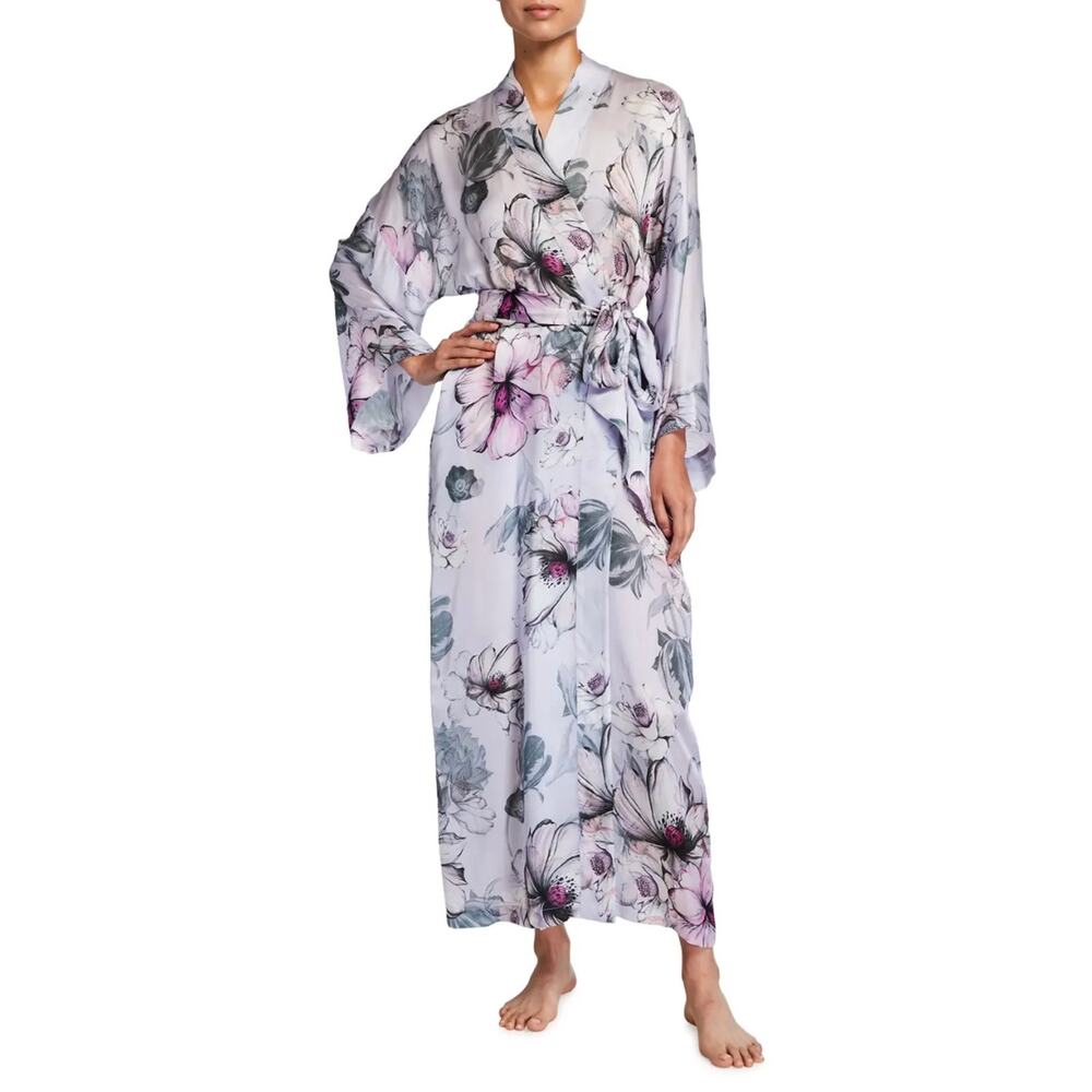 Floral Print Women's Robe